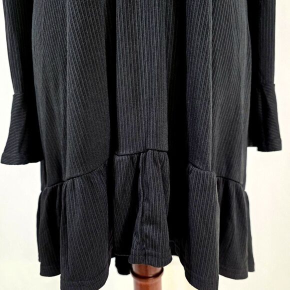 Gypsy Style Slinky BabyDoll Dress with Fluted Arms Size Small - Picture 4 of 10